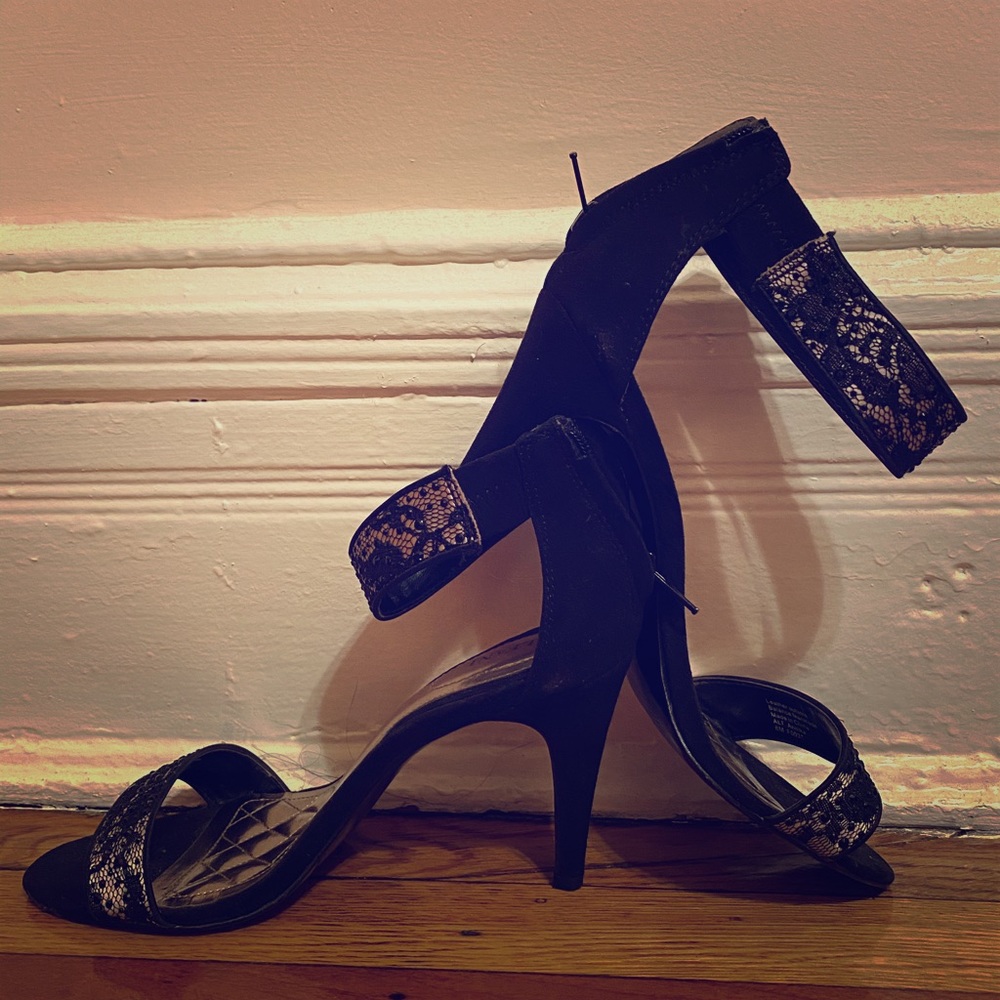 Alfani Black Lace Heels